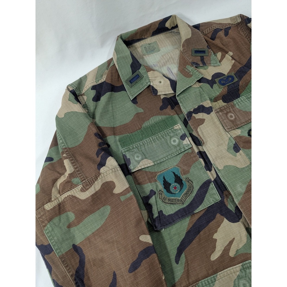 US Air‎ Force Lieutenant Rip Stop Small Reg BDU Green Woodland Military Summer